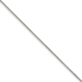 Sterling Silver 1.45mm Diamond-cut Round Franco Chain